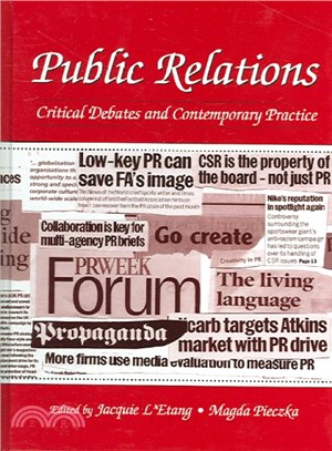 Public Relations ― Critical Debates And Contemporary Problems