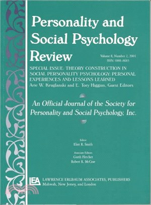 Personality and Social Psychology Review ― An Official Journal of the Society for Personaliy and Social Psychology, Inc.