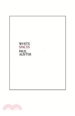 White Spaces ― Selected Poems and Early Prose
