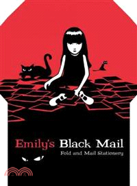 Emily's Black Mail ─ Fold and Mail Stationery