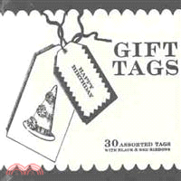 Gift Tags—30 Assorted Tags With Black & Red Ribbons