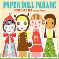 Paper Doll Parade Notecard Set