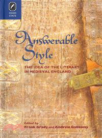 Answerable Style ─ The Idea of the Literary in Medieval England