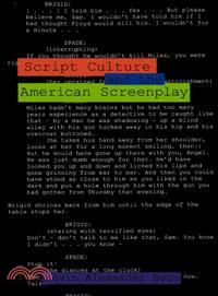 Script Culture and the American Screenplay