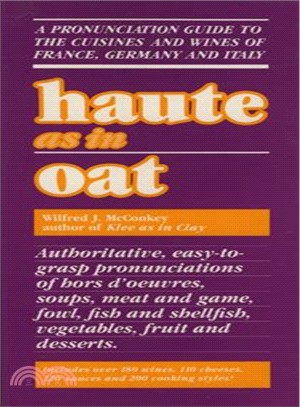 Haute As in Oat ─ A Pronunciation Guide to European Wines and Cuisines