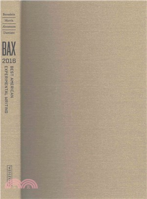 BAX 2016 ─ Best American Experimental Writing