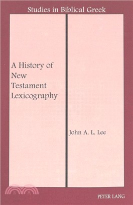A History of New Testament Lexicography