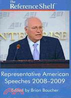 Representative American Speeches 2008-2009