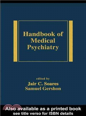 Handbook of Medical Psychiatry