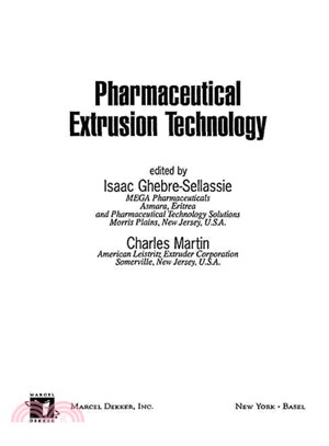 Pharmaceutical Extrusion Technology