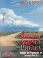 Social agency policy :analys...