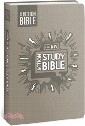 The NIV Action Study Bible, Leathersoft, Gray, Full Color