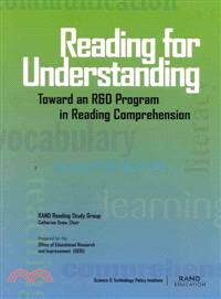 Reading for Understanding—Toward A R & D Program in Reading Comprehension