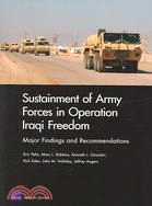 Sustainment Of Army Forces In Operation Iraqi Freedom: Major Findings and Recommendations