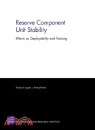 Reserve Component Unity Stability: Effects on Deployability and Training