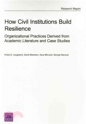 How Civil Institutions Build Resilience ― Organizational Practices Derived from Academic Literature and Case Studies