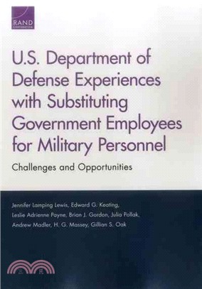 U.s. Department of Defense Experiences With Substituting Government Employees for Military Personnel ― Challenges and Opportunities