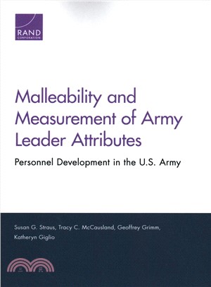 Malleability and Measurement of Army Leader Attributes ― Personnel Development in the U.S. Army