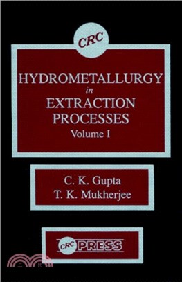 Hydrometallurgy in Extraction Processes, Volume I