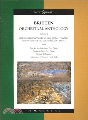 Benjamin Britten Orchestral Anthology