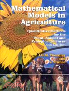 MATHEMATICAL MODELS IN AGRICULTURE
