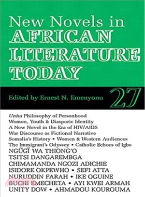 New Novels in African Literature Today