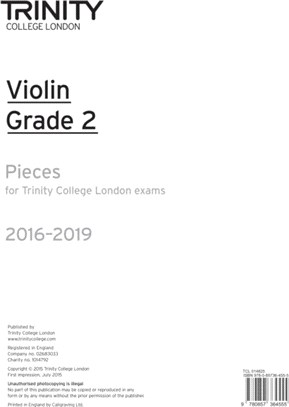 Violin Exam Pieces - Grade 2