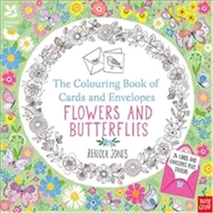 National Trust: Colouring Cards and Envelopes - Flowers and Butterflies | 拾書所