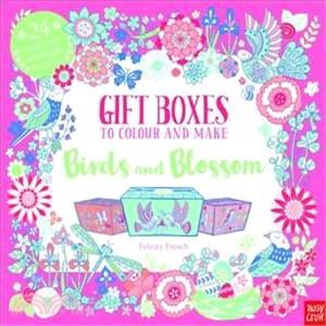 The Colouring Book of Beautiful Gift Boxes: Birds and Blossom (Colouring Book of Beautiful Boxes)