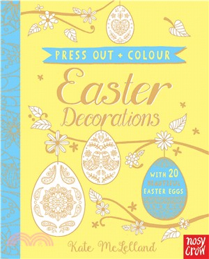 Press Out and Colour Easter Eggs