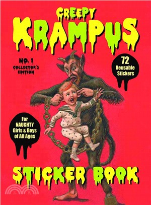 Krampus Sticker Book ― 72 Reusable Stickers for Naughty Girls and Boys of All Ages