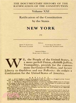 The Documentary History Of The Ratification Of The Constitution ― Ratification Of The Constitution By The States, New York, Number 3