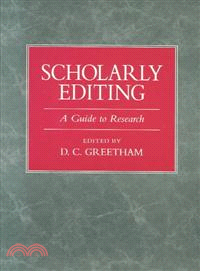 Scholarly Editing—A Guide to Research