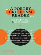 A Poetry Criticism Reader