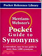 MERRIAM-WEBSTER'S POCKET GUIDE TO SYNONYMS