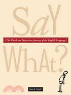 Say What? ─ The Weird and Mysterious Journey of the English Language