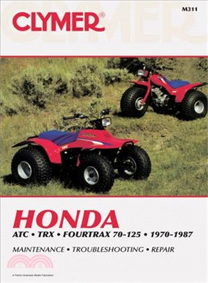 Honda Atc Trx Fourtrax 70-125 1970-1987 ─ Service, Repair, Maintenance