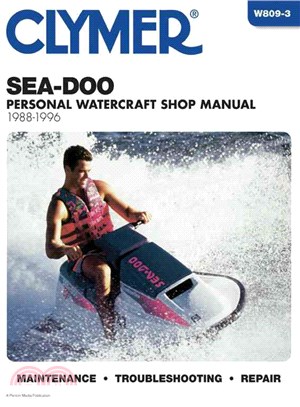 Sea-Doo Water Vehicles Shop Manual 1988-1996