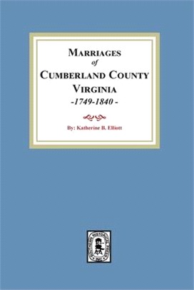 Marriage Records of Cumberland County, Virginia, 1749-1840