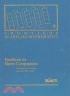 Handbook for Matrix Computations