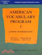 American Vocabulary Program 1: Lower Intermediate
