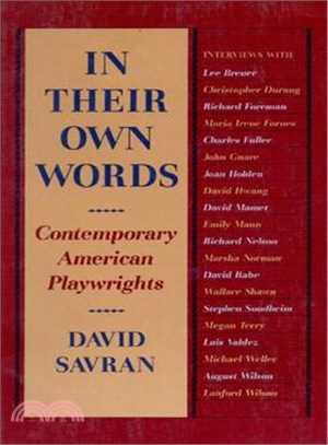 In Their Own Words ─ Contemporary American Playwrights