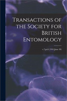 Transactions of the Society for British Entomology; v.7: pt.6 (1941: June 30)