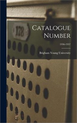 Catalogue Number; 1936-1937