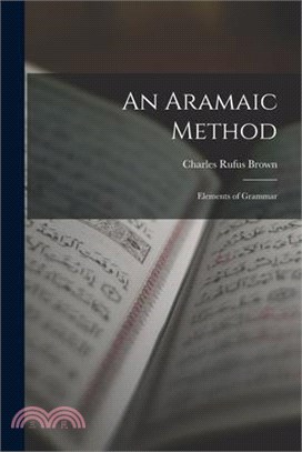 An Aramaic Method: Elements of Grammar