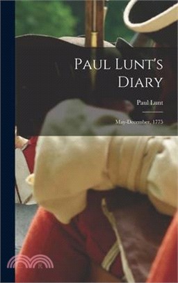 Paul Lunt's Diary: May-December, 1775