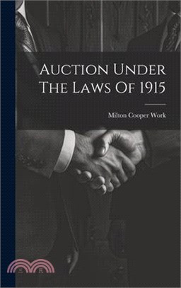 Auction Under The Laws Of 1915