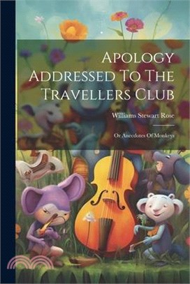 Apology Addressed To The Travellers Club: Or Anecdotes Of Monkeys