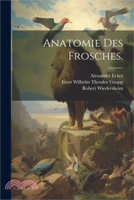 Anatomie des Frosches.