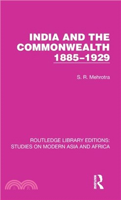 India and the Commonwealth 1885-1929